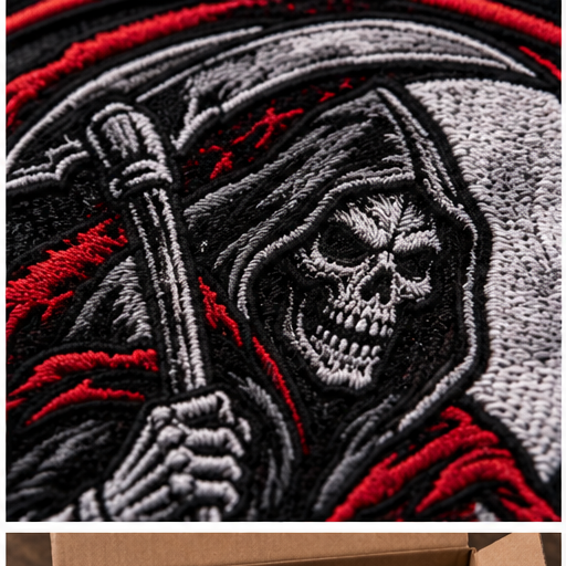 Nightriders Nomads MC Embroidered Patch Set