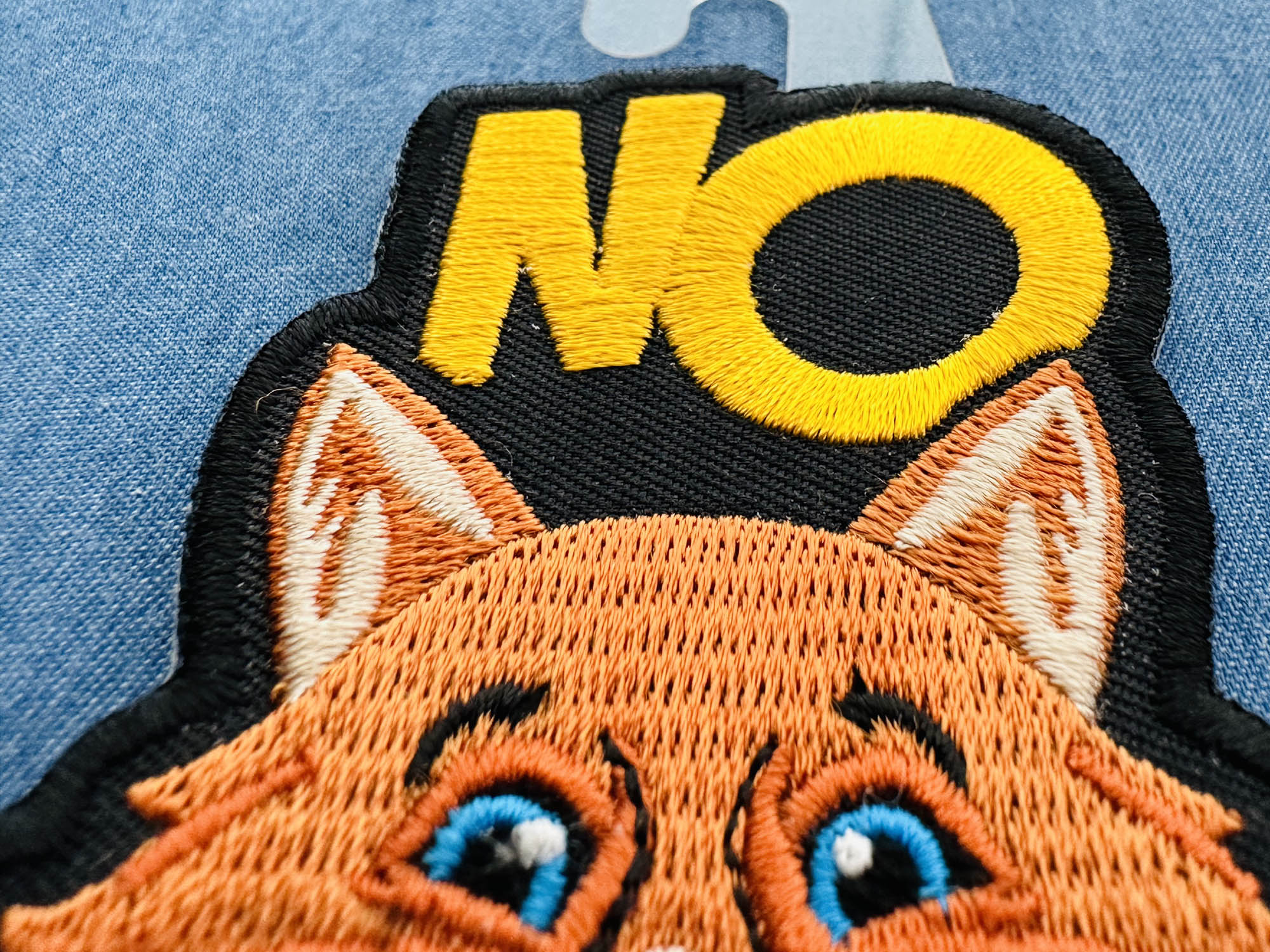 Funny No Fox Given Patch – Cheeky Humor with Adorable Embroidery patch ( 4.5 x 4 inches )