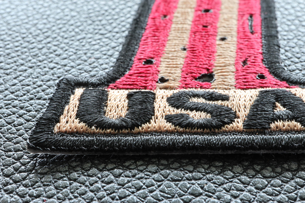 Number 1 USA Vintage Flag Embroidered Patch product image 6