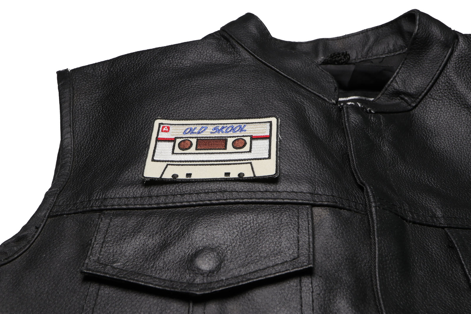 Old Skool Radio Cassette Embroidered Patch product image 3