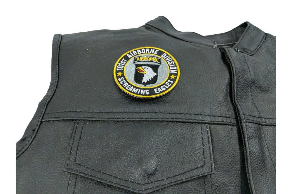 101st Airborne Screaming Eagles Embroidered Patch stitching detail
