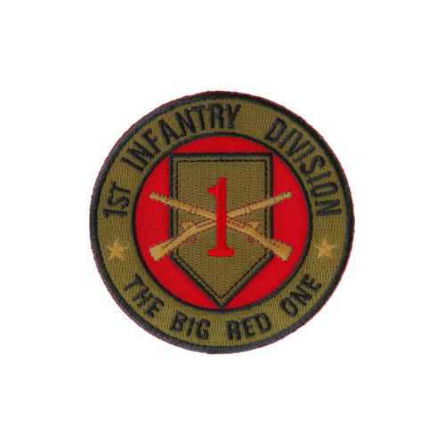 1st Infantry Division Big Red One Embroidered Patch front product view