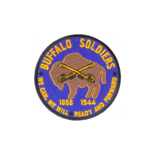 Buffalo Soldiers We Can We Will Embroidered Patch