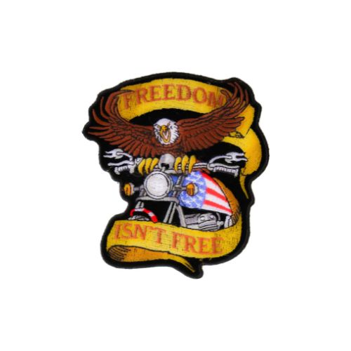 Freedom Isn't Free Patriotic Eagle Embroidered Patch