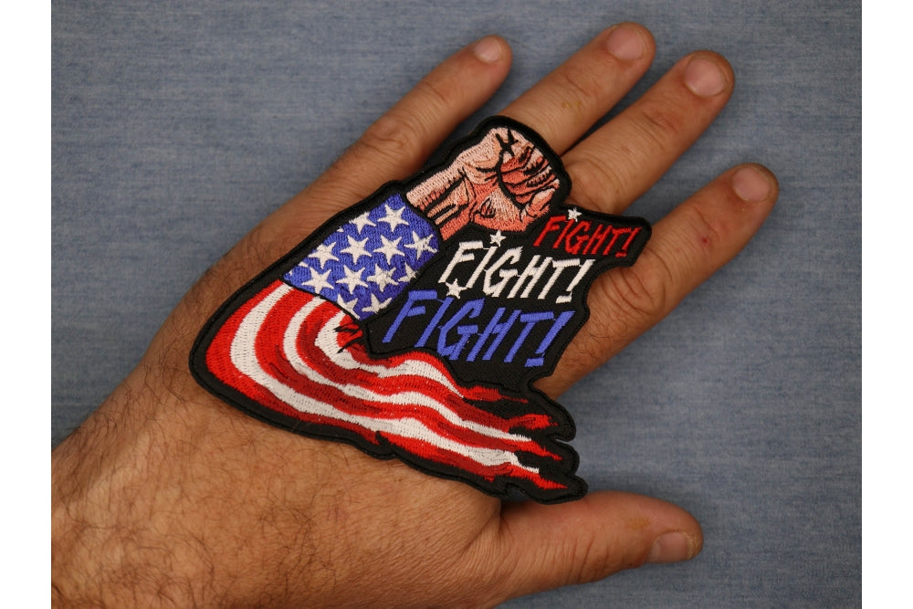 Fight Fight Trump Embroidered Patch product image 5