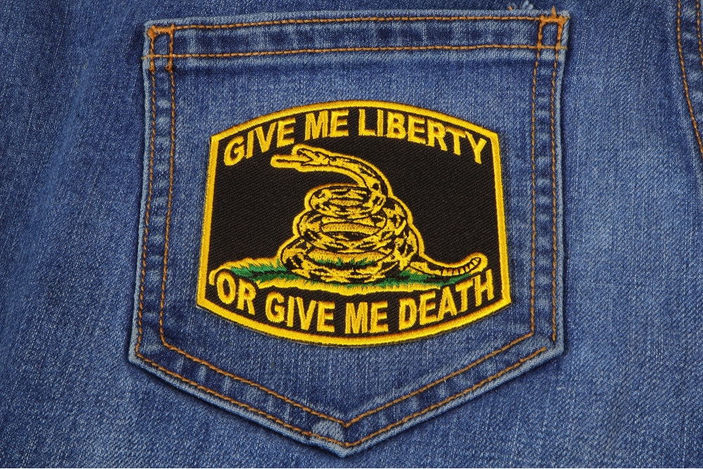 Give Me Liberty Embroidered Patch additional product view