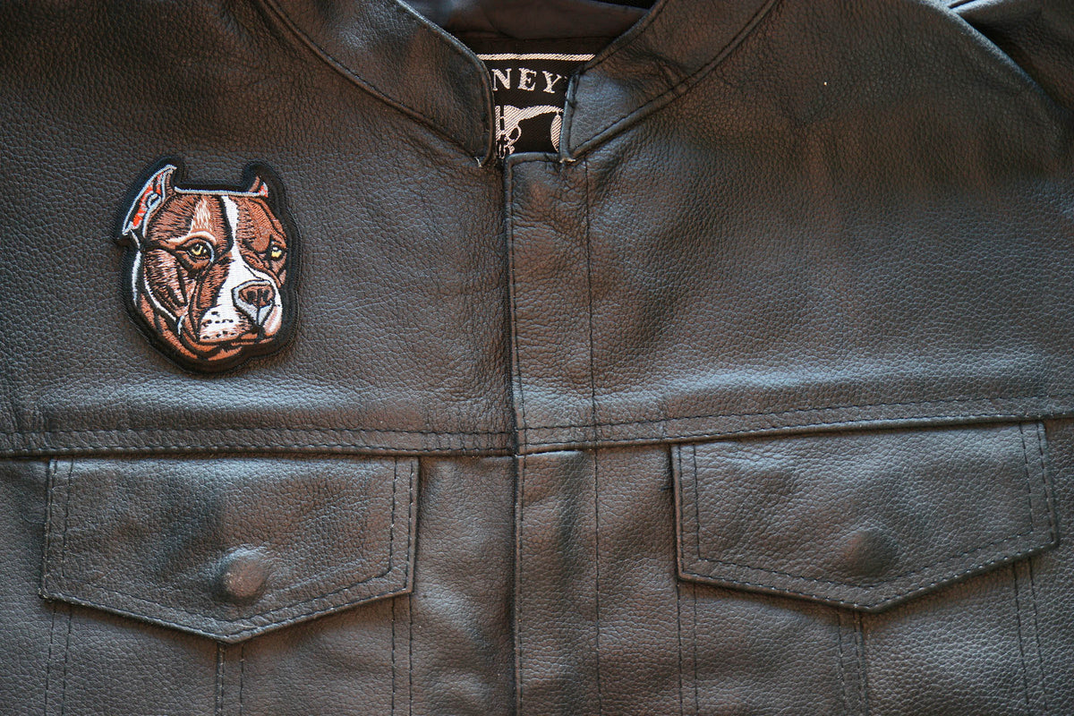 Pitbull Dog Embroidered Patch alternate product view