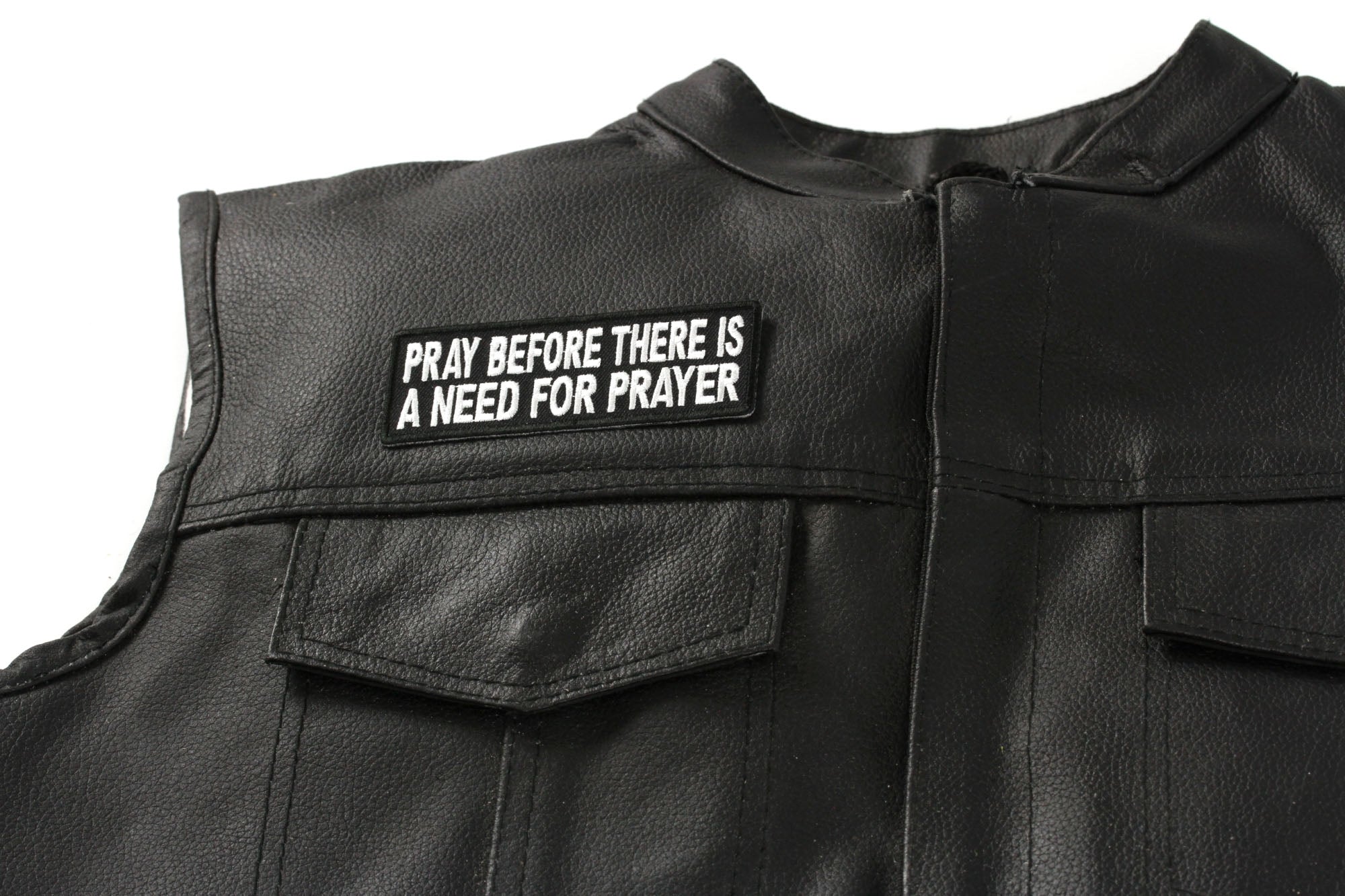 Pray Before There Is A Need For Prayer Patch Christian ( 3 x 2 inches )