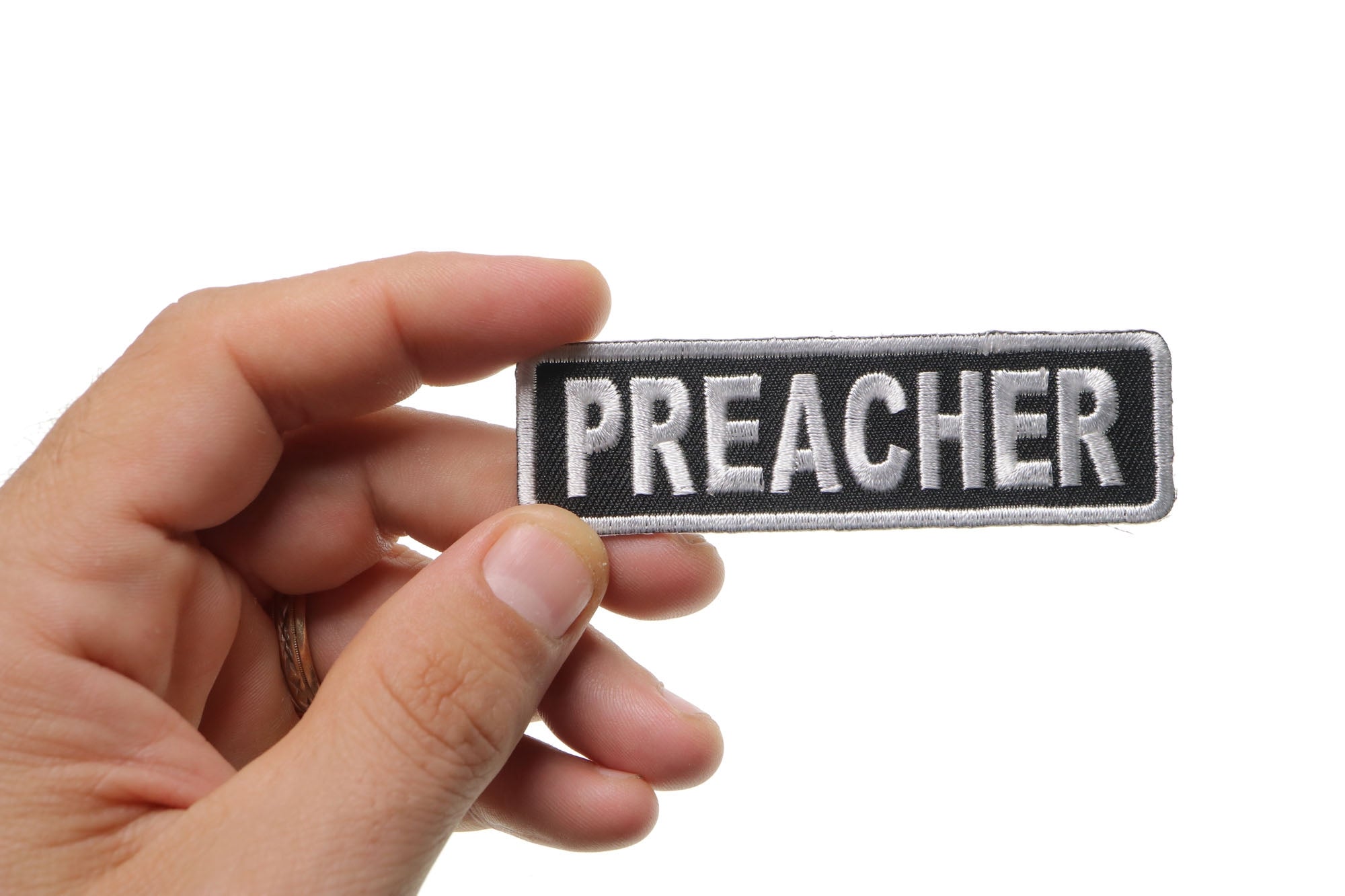Preacher Patch - A Powerful Christian Symbol of Faith ( 3 x 2 inches )