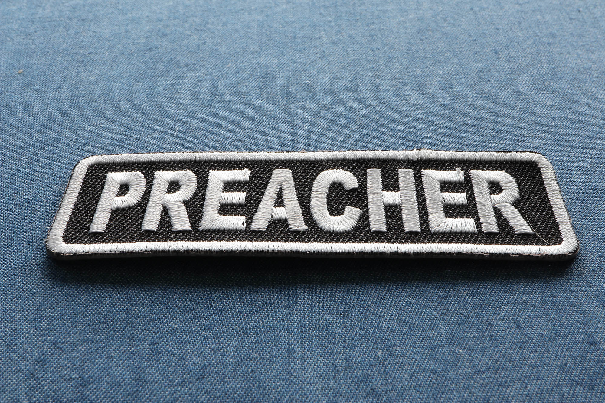 Preacher Patch - A Powerful Christian Symbol of Faith ( 3 x 2 inches )