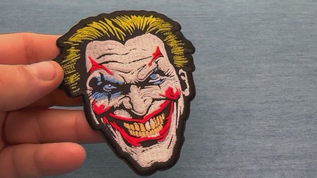 Cheeky Joker Embroidered Patch product video