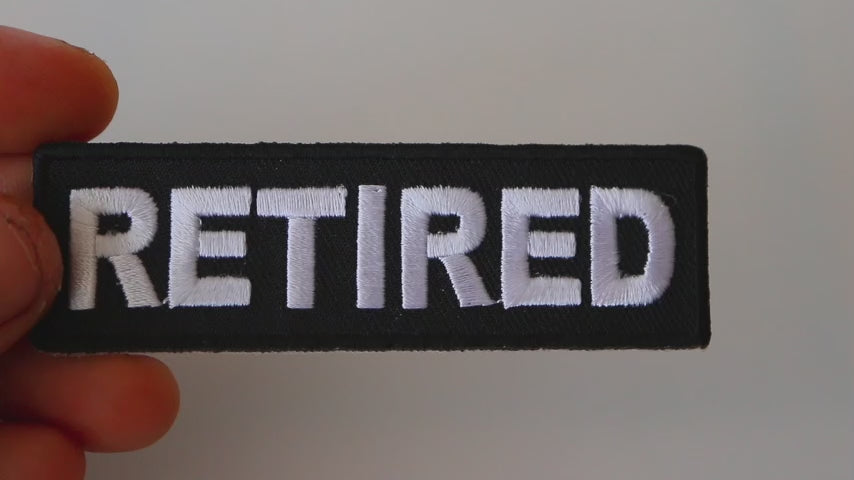 Retired Embroidered Patch product video