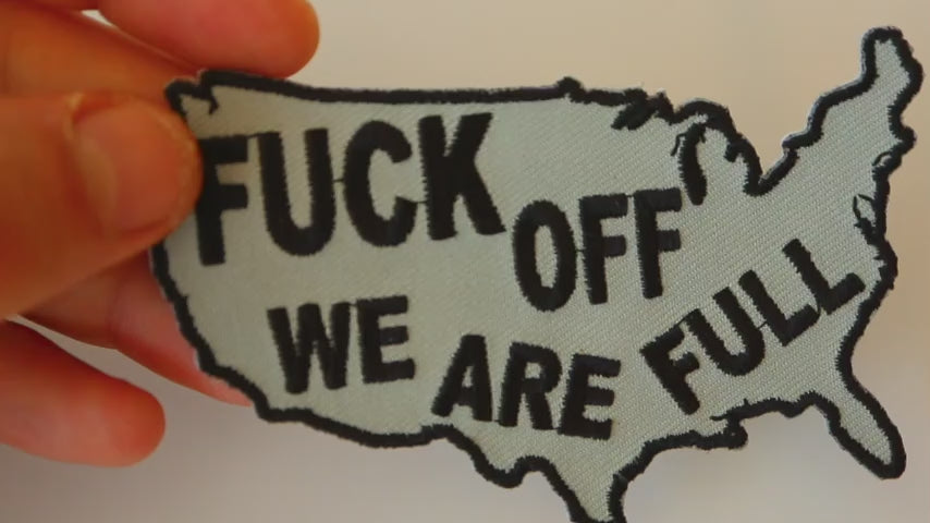 We Are Full Text Embroidered Patch product video