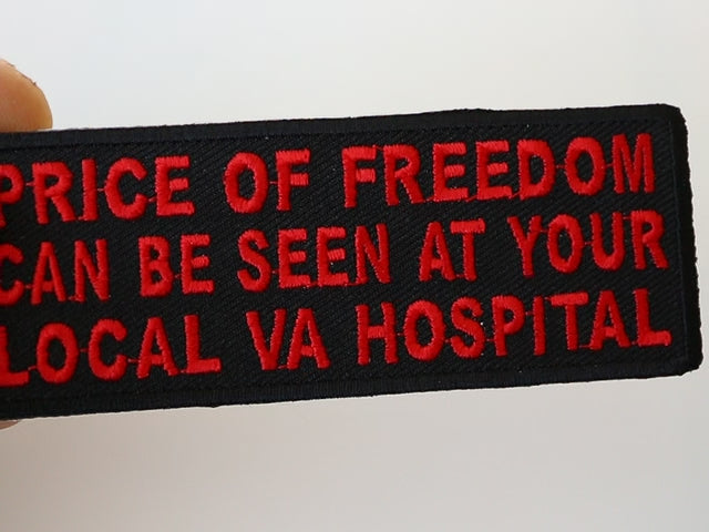 Price of Freedom VA Hospital Embroidered Patch product video