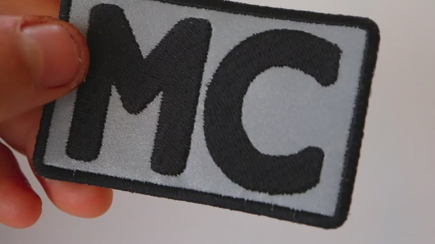 Reflective MC Embroidered Patch product video