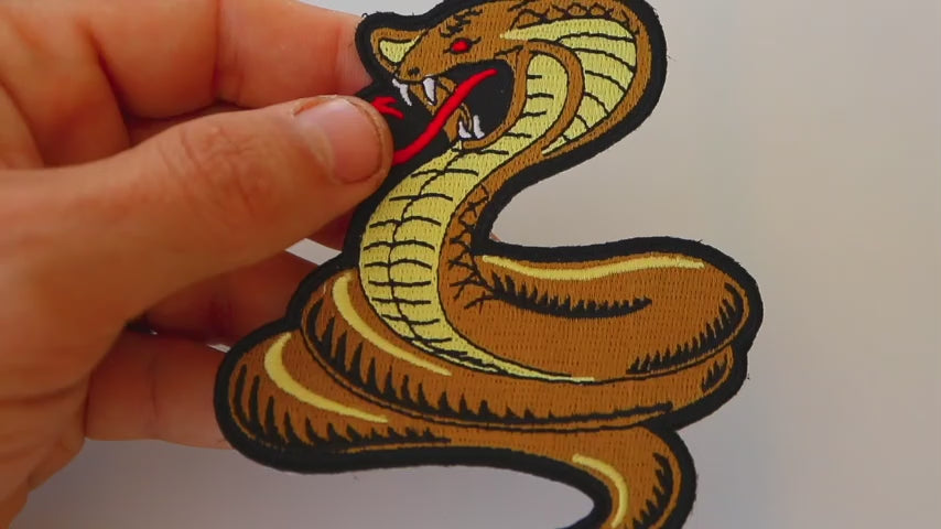 Cobra Embroidered Patch product video