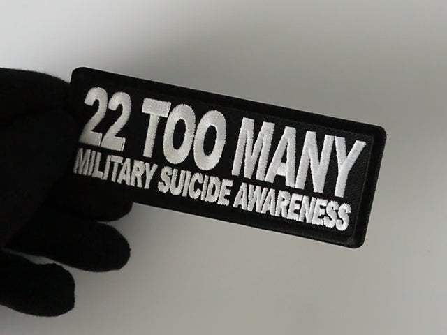 22 Too Many Awareness Embroidered Patch product video