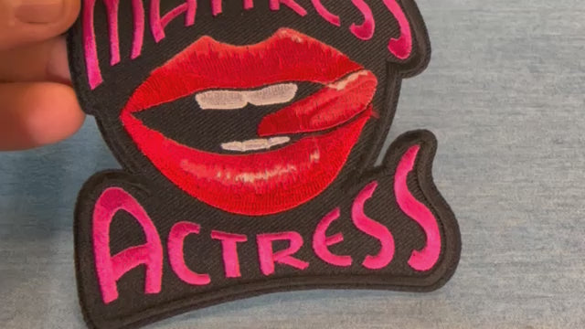 Mattress Actress Novelty Embroidered Patch product video