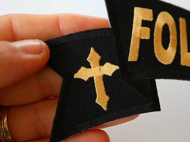 Follow the Son Rocker Embroidered Patch product video