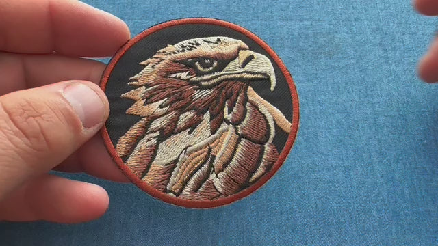 Swift Hawk Embroidered Patch product video