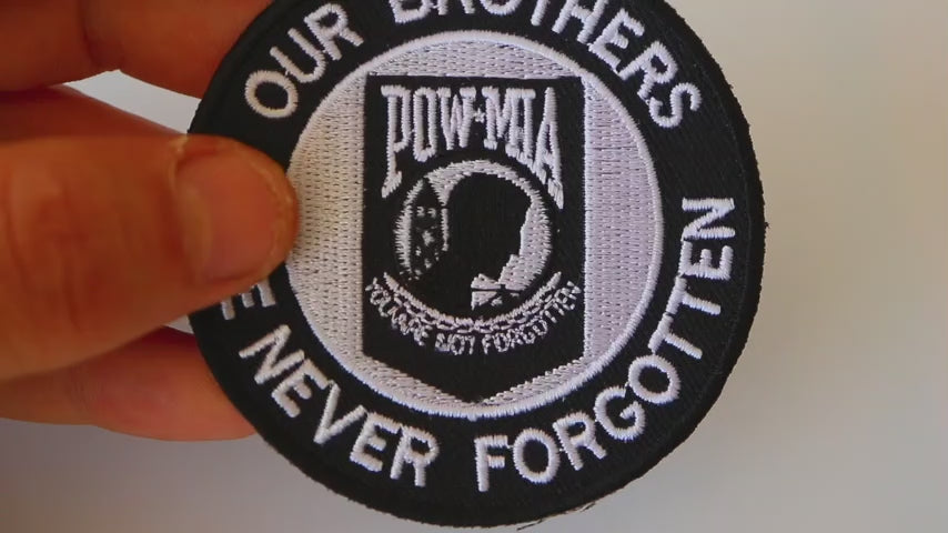 Our Brothers Never Forgotten Embroidered Patch product video