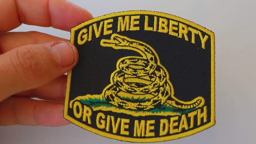 Give Me Liberty Embroidered Patch product video