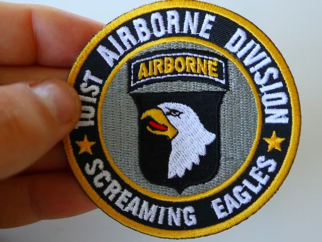 101st Airborne Screaming Eagles Embroidered Patch product video