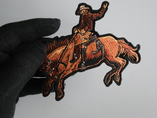 Cowboy Horse Embroidered Patch product video