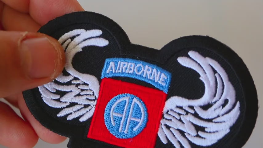 Classic Airborne AA Embroidered Patch product video