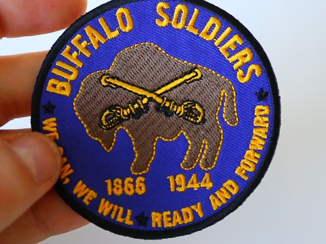 Buffalo Soldiers We Can We Will Embroidered Patch product video