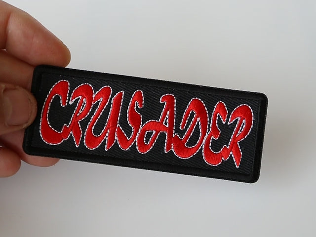 Crusader Faith Embroidered Patch product video