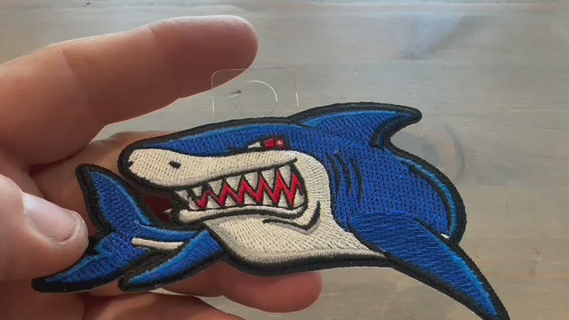 Shark Embroidered Patch product video
