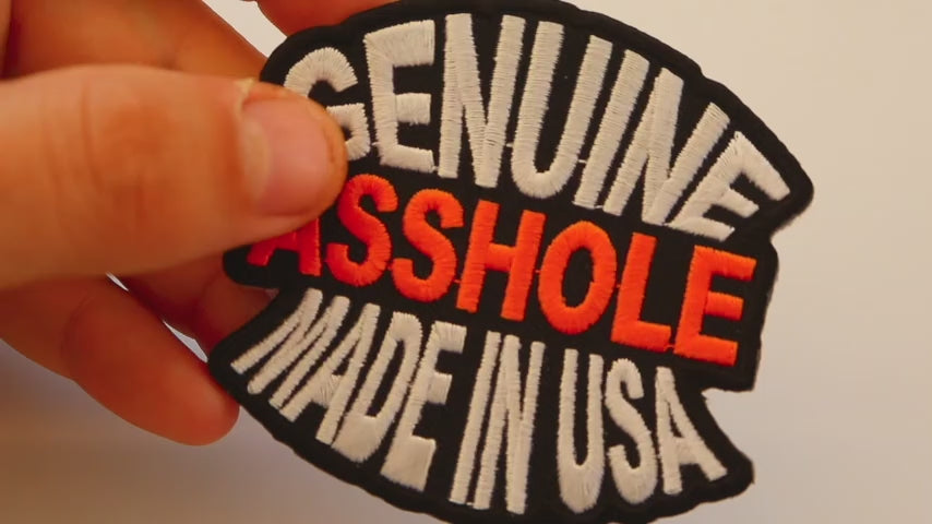 Made in USA Novelty Embroidered Patch product video