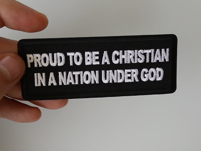 Christian Nation Under God Embroidered Patch product video
