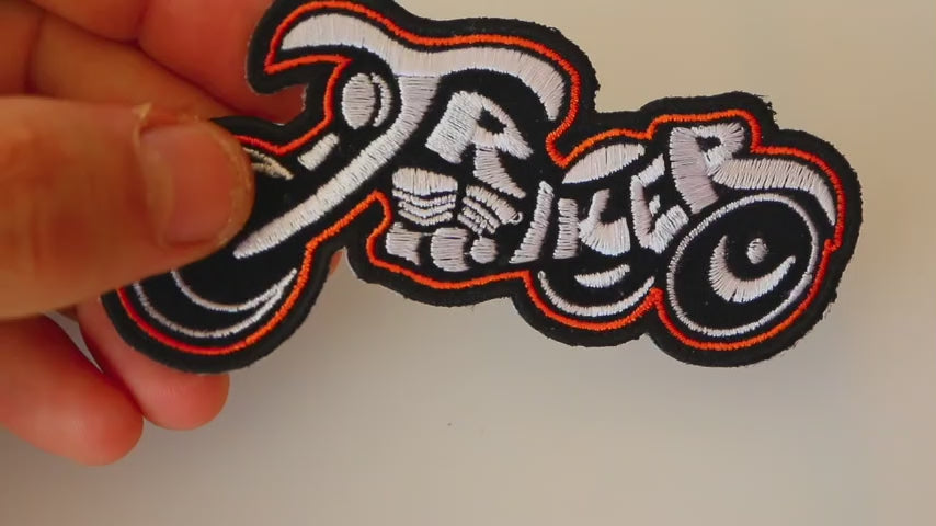 To Ride or Not to Ride 3-Inch Embroidered Patch product video