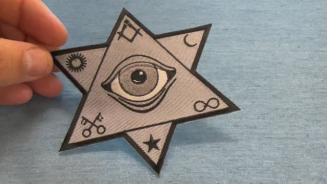 Illuminati Sign Embroidered Patch product video