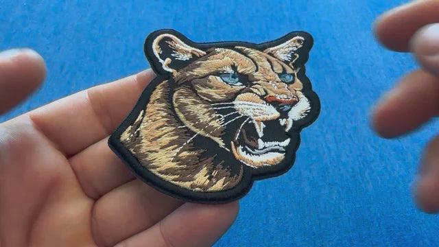 Vicious Cougar Embroidered Patch product video