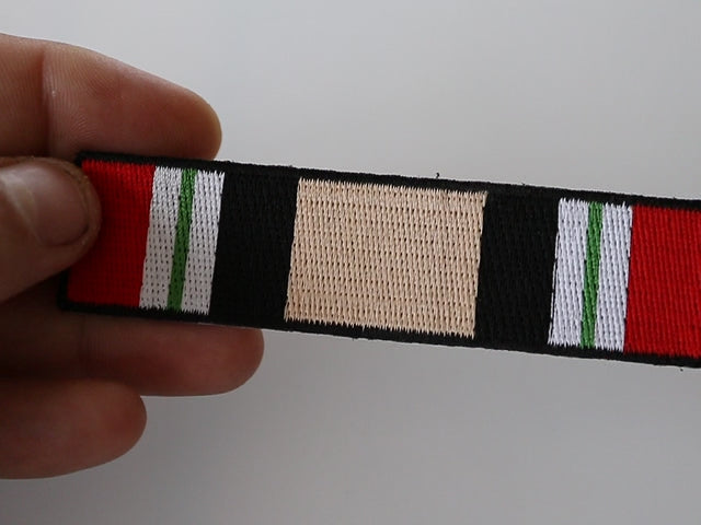 Iraq War Service Ribbon Embroidered Patch product video