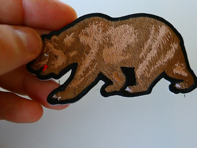 California Bear Embroidered Patch product video