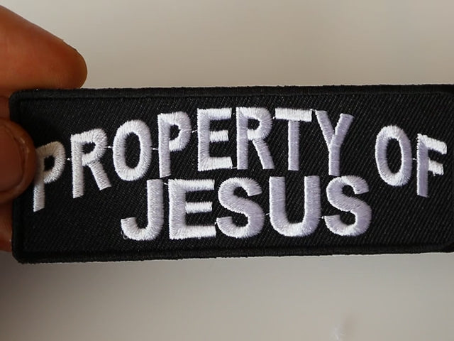 Property of Jesus Embroidered Patch product video