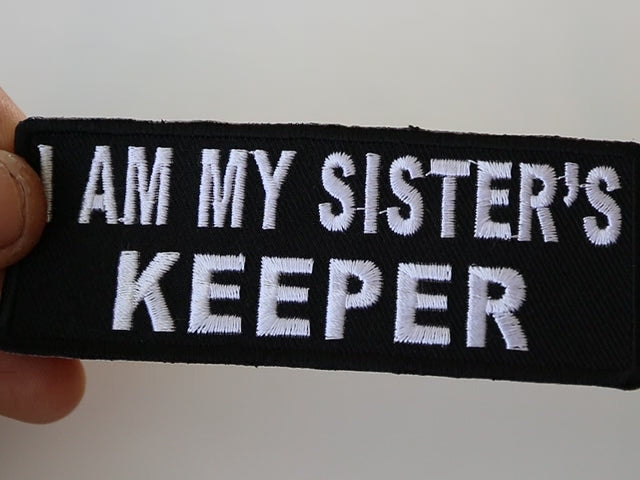 I Am My Sister's Keeper Embroidered Patch product video