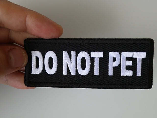 Do Not Pet Embroidered Patch product video