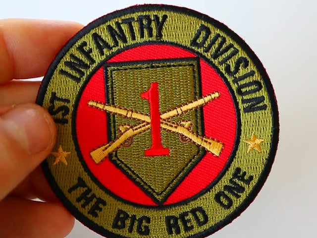 1st Infantry Division Big Red One Embroidered Patch product video