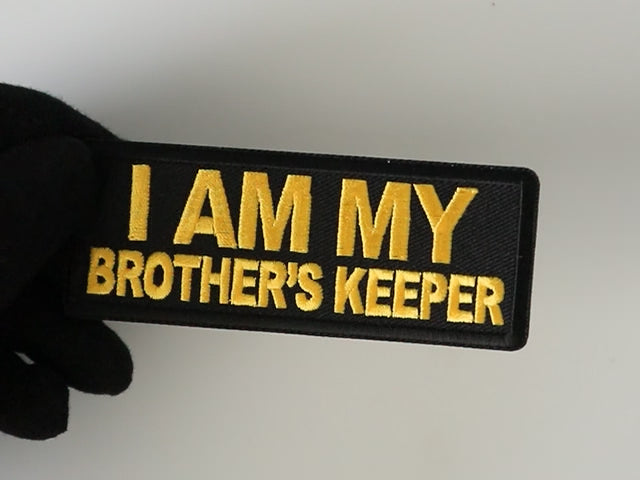 Brother's Keeper Yellow Embroidered Patch product video