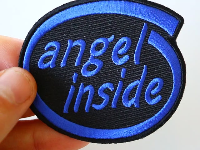 Angel Inside Embroidered Patch product video