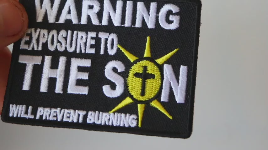 Exposure to the Son Embroidered Patch product video