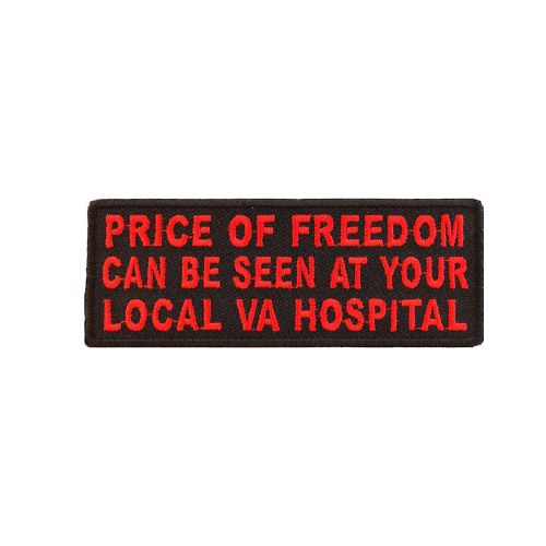 Price of Freedom VA Hospital Embroidered Patch