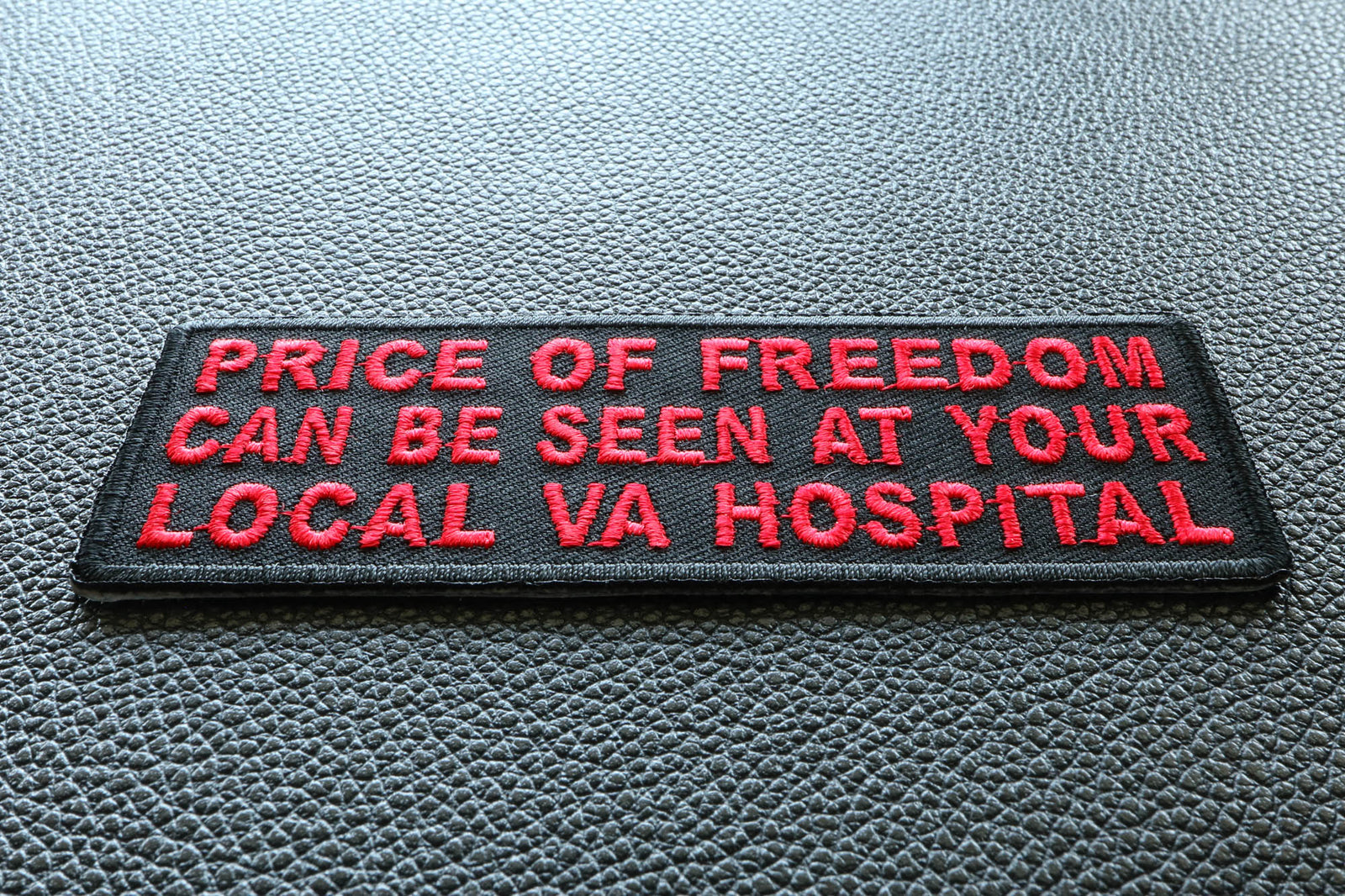 Price of Freedom VA Hospital Embroidered Patch additional product view