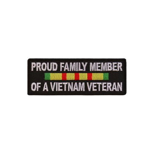Proud Family Vietnam Vet Embroidered Patch
