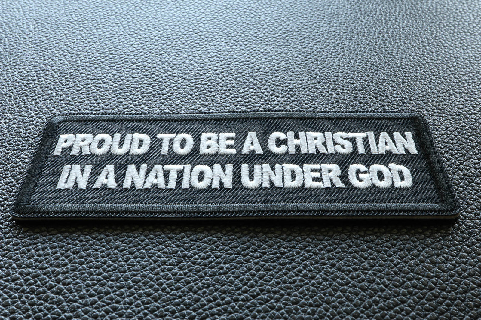 Christian Nation Under God Embroidered Patch product image 5